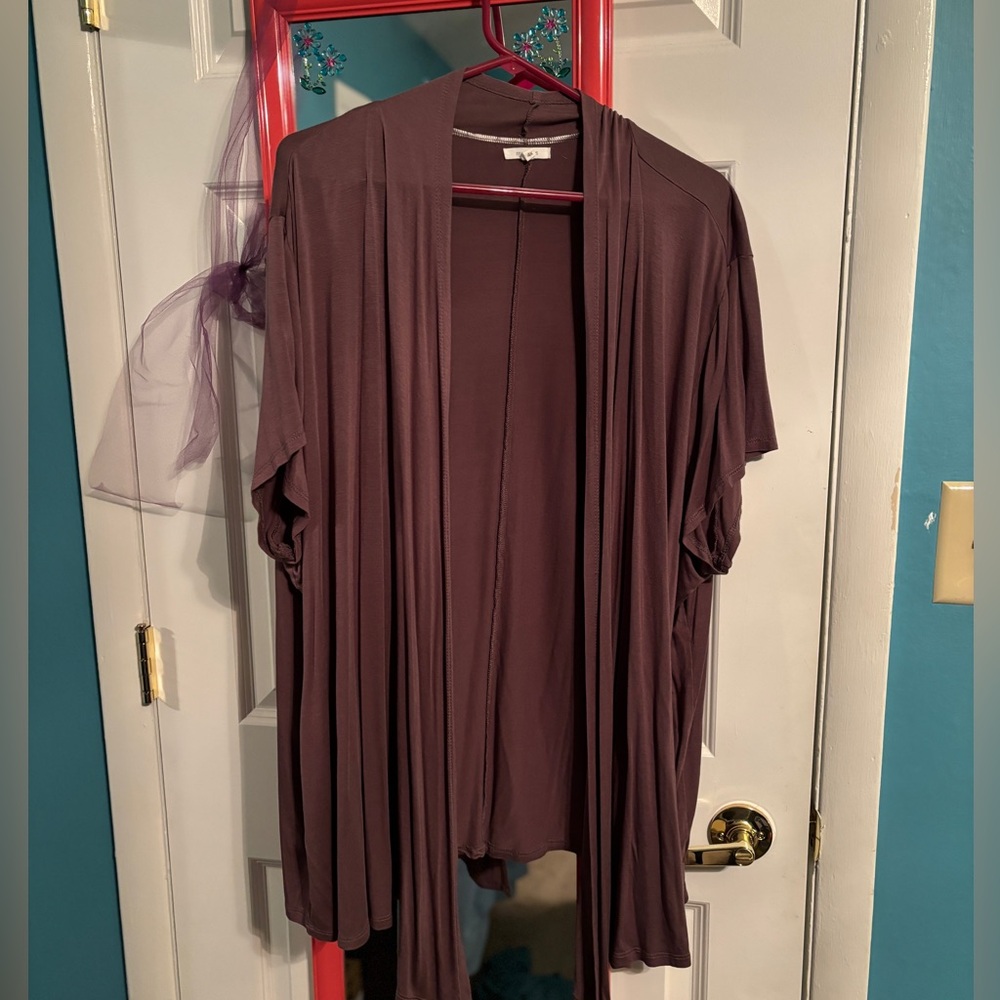 Maurice’s 4x short sleeve knit cardigan nwot